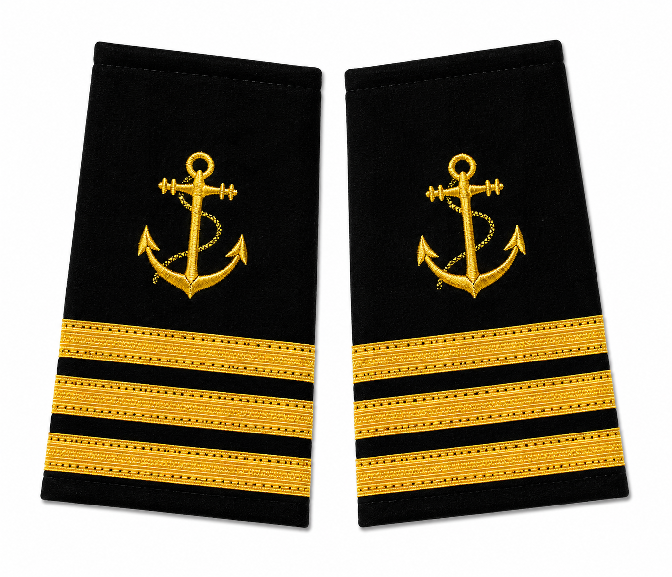 Merchant Navy Officer Anchor Epaulettes