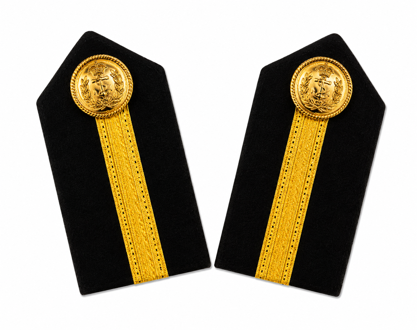 Merchant Navy Gold V-Shaped Rank Insignia