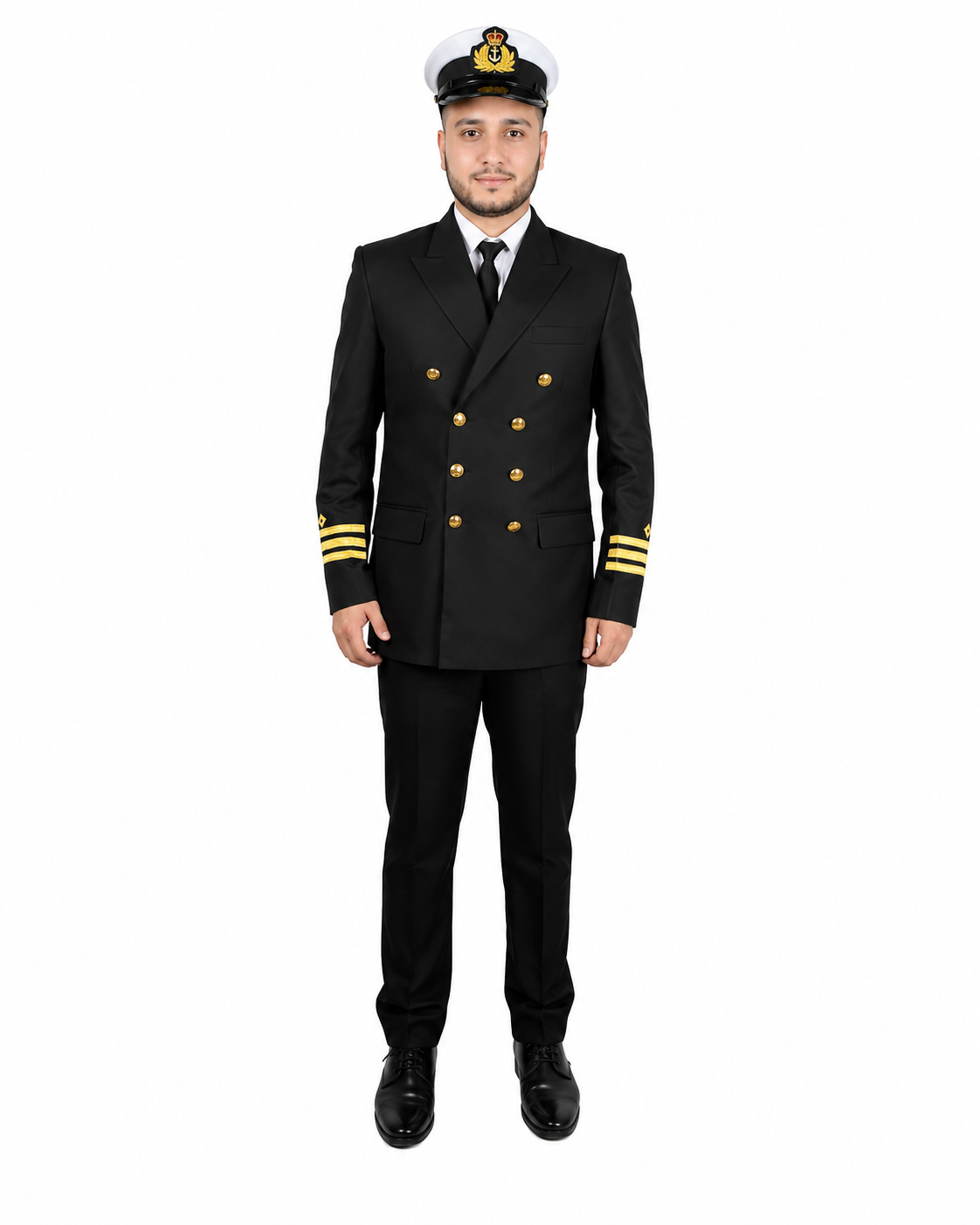 Black Merchant Navy Officer Uniform